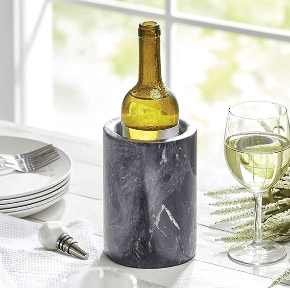 Marble Cylinder Wine Cooler