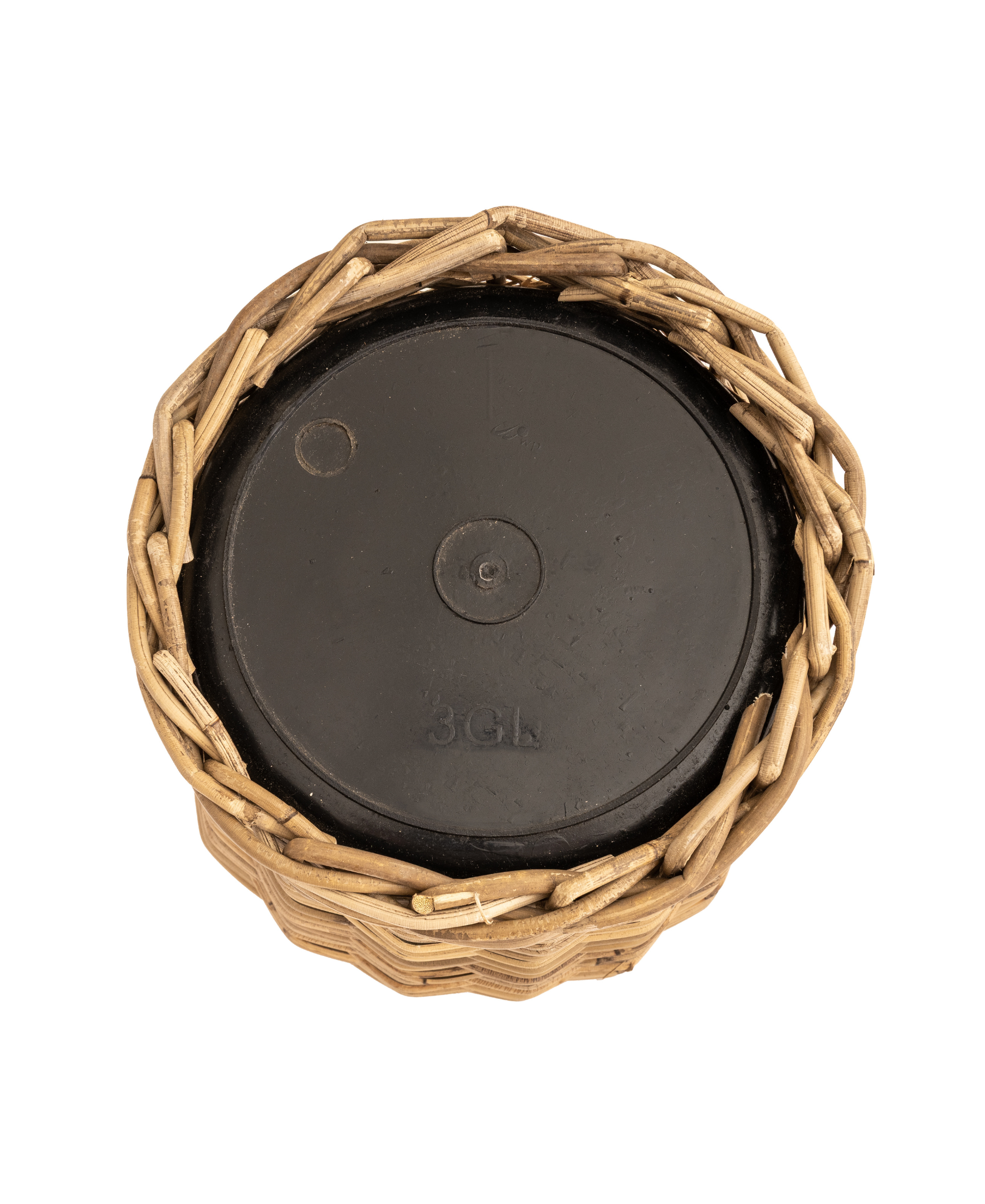 Round Planter with Plastic Insert