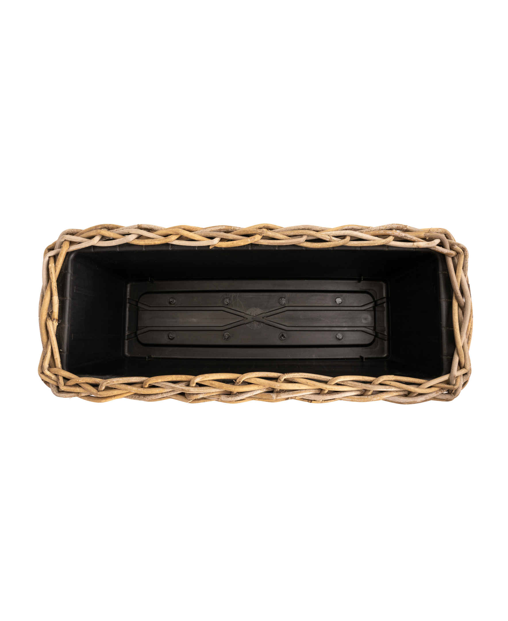 rectangular plastic planter inserts Rectangular Planter with Plastic Insert