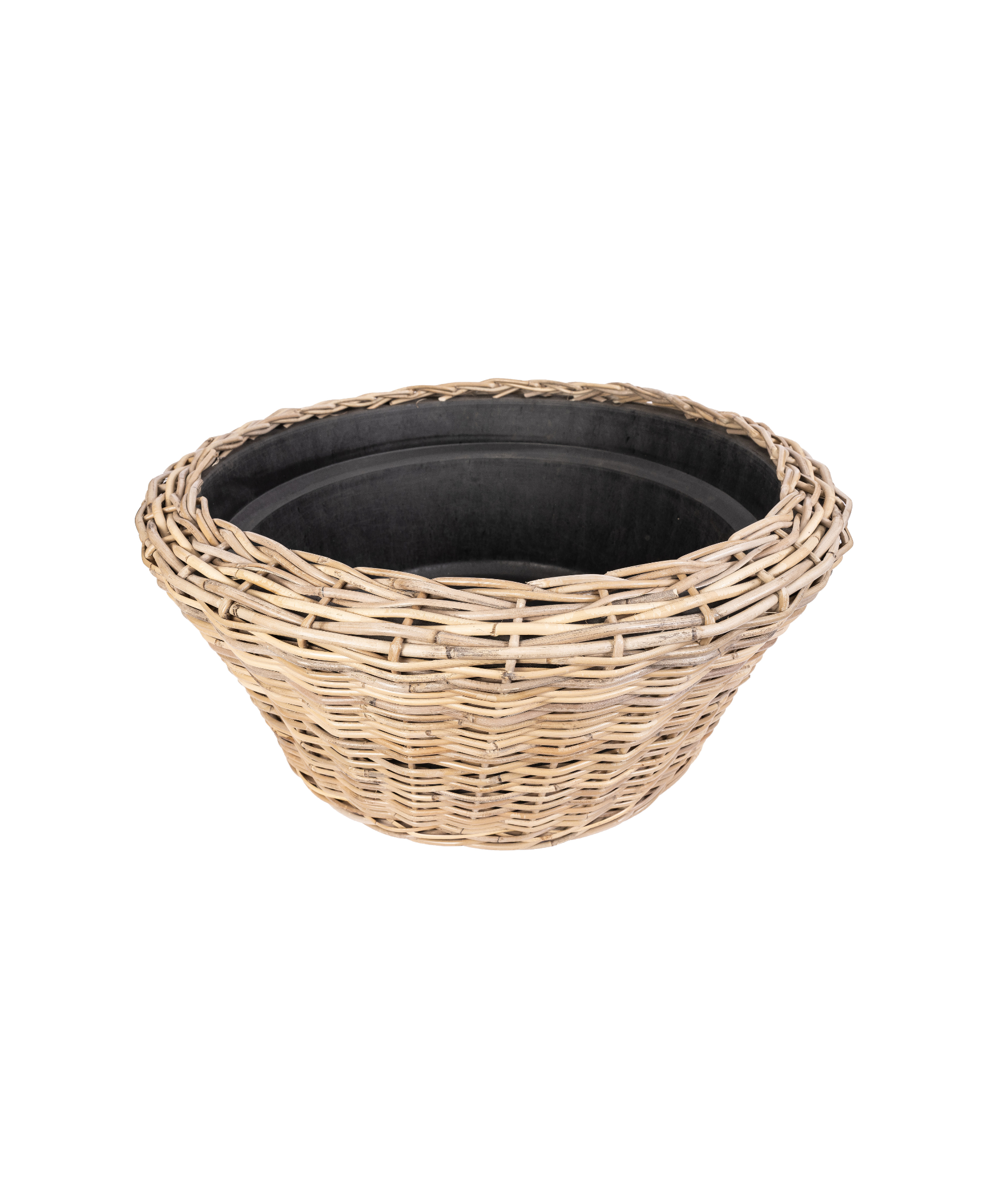 Round Cone Planter with Plastic Insert