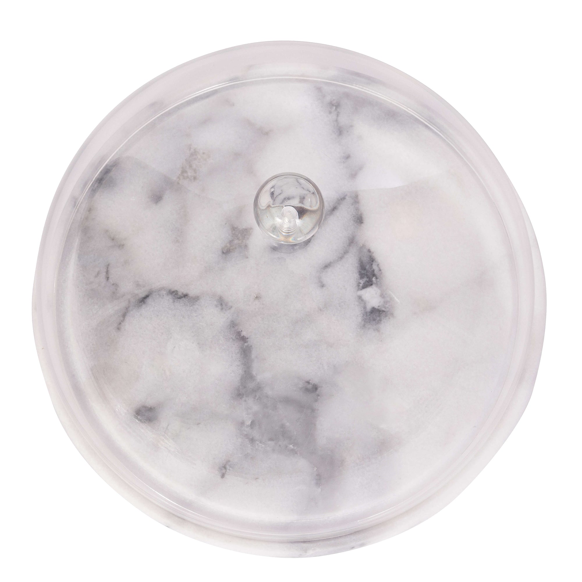 Marble Plate with Acrylic Dome