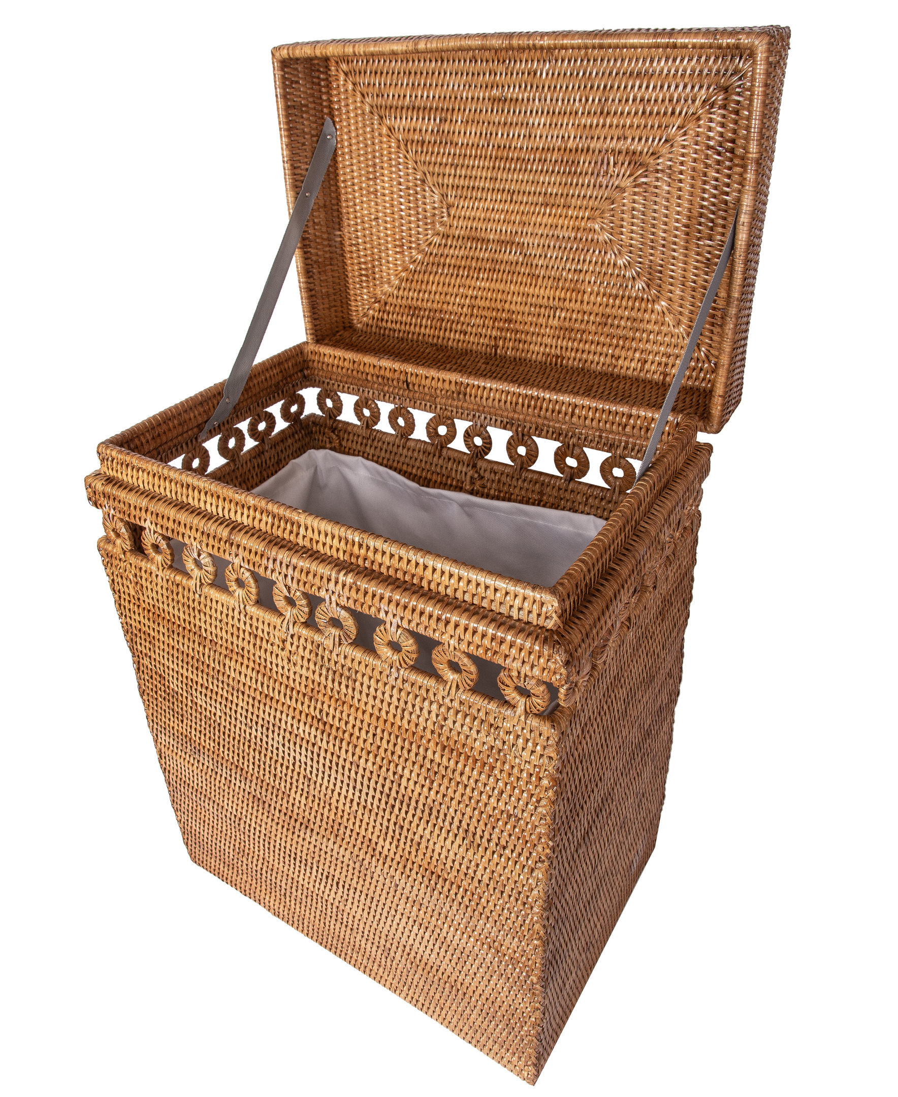 Inna Design Rectangular Hamper with Hinged Lid