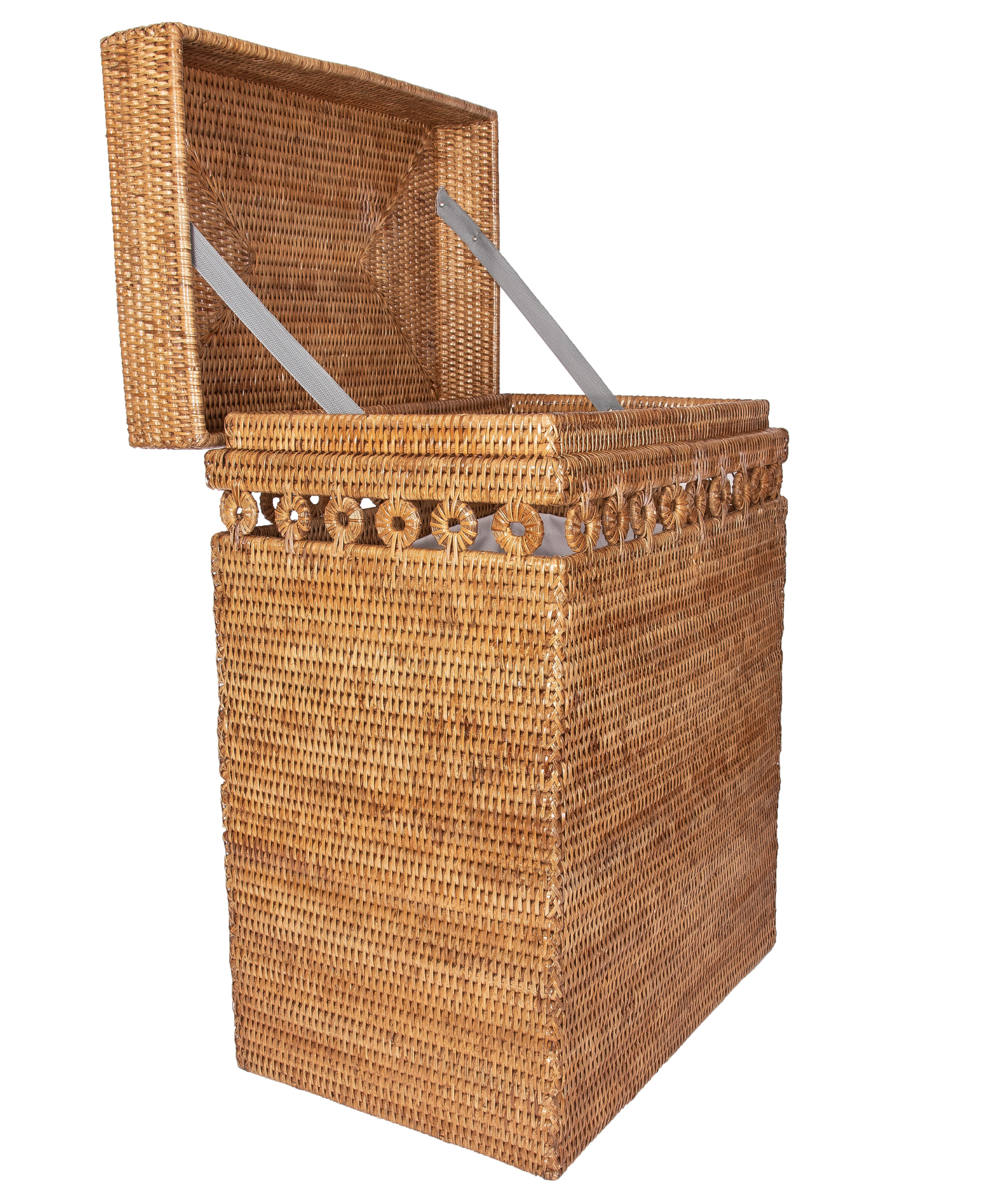 Inna Design Rectangular Hamper with Hinged Lid