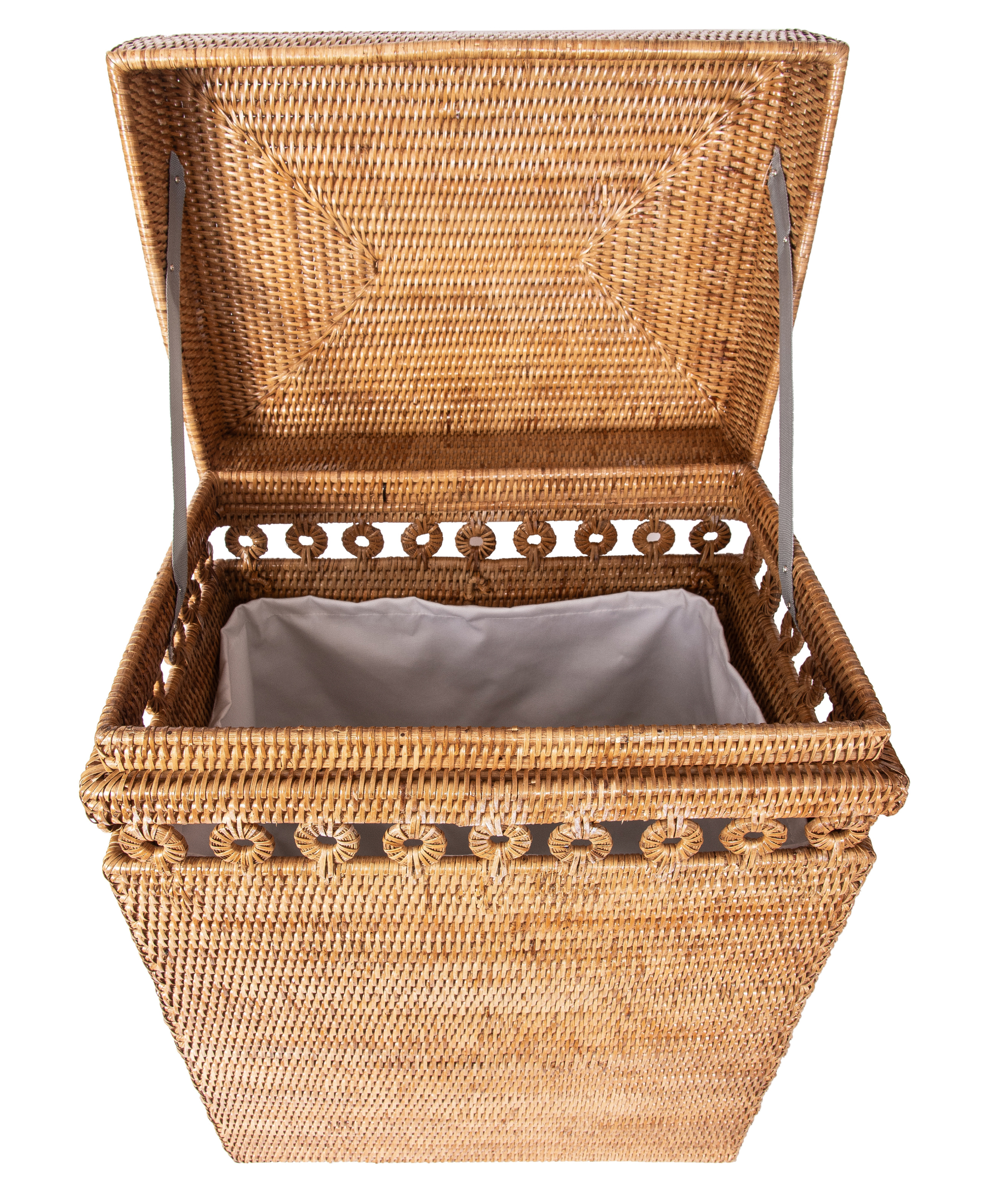 Inna Design Rectangular Hamper with Hinged Lid