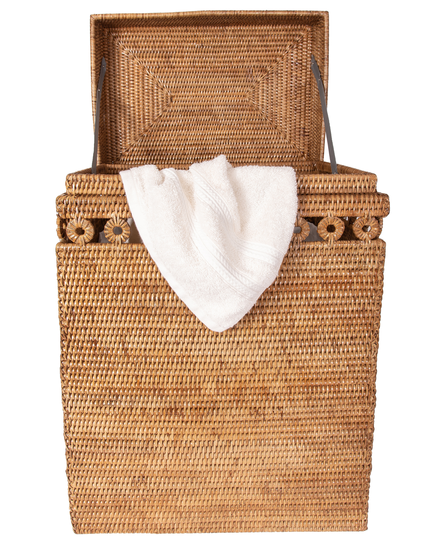 Inna Design Rectangular Hamper with Hinged Lid