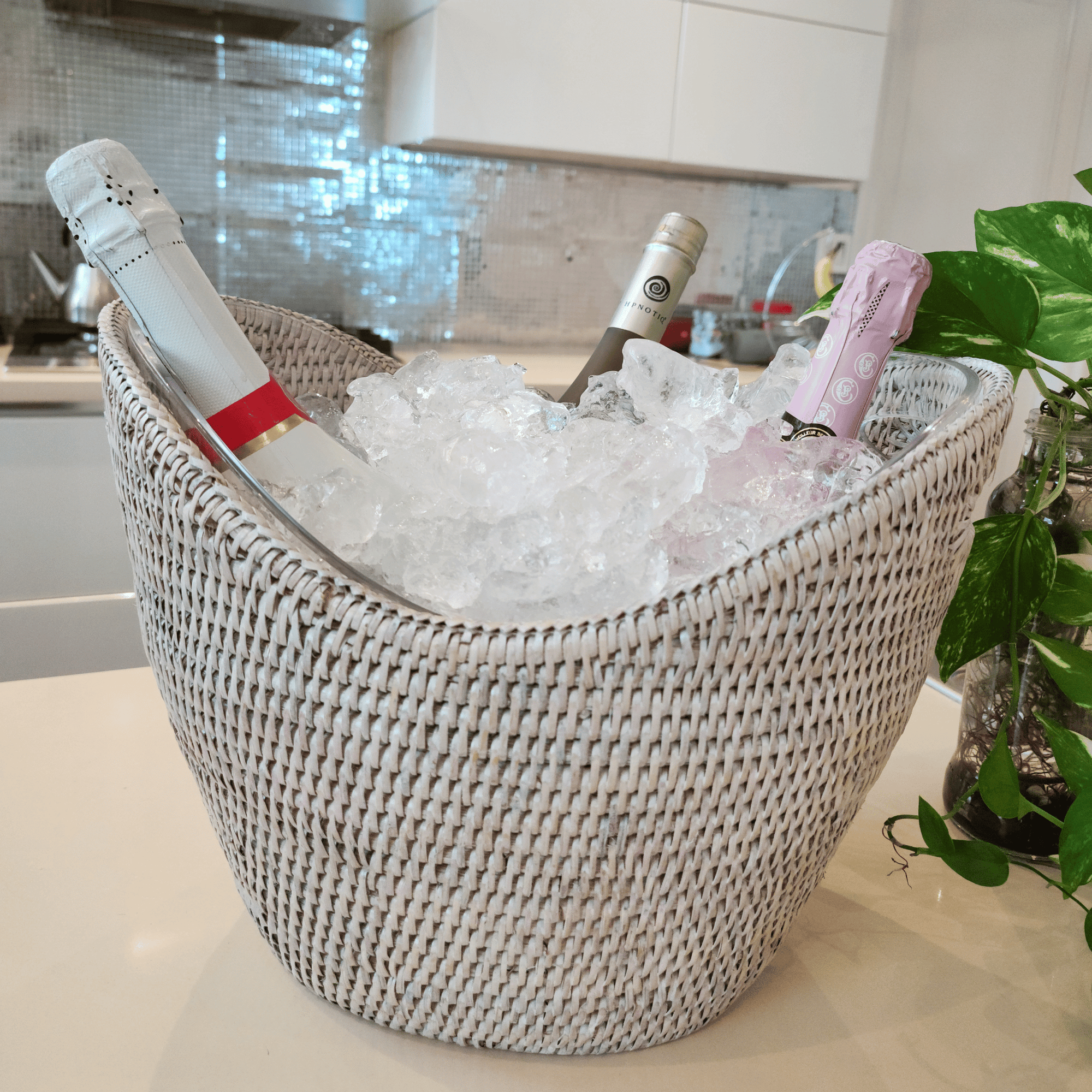 Champagne Bucket with Acrylic Insert