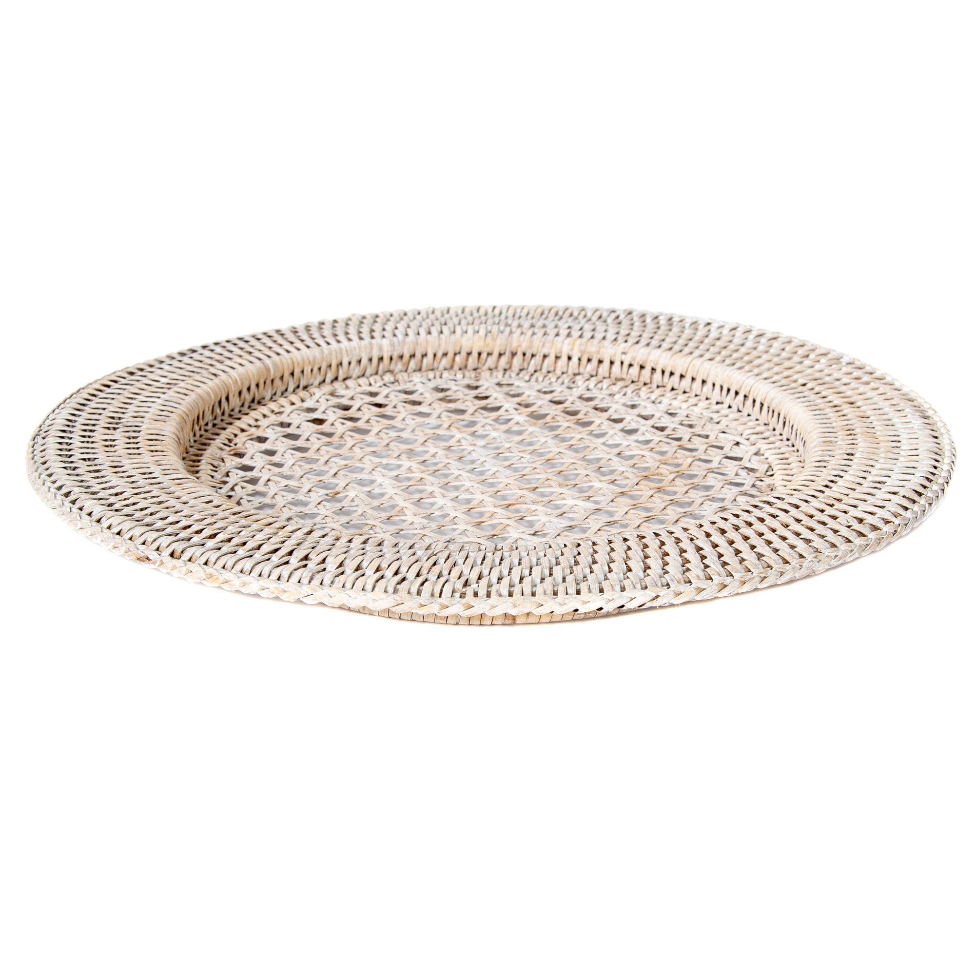Open Weave Chargers White Wash
