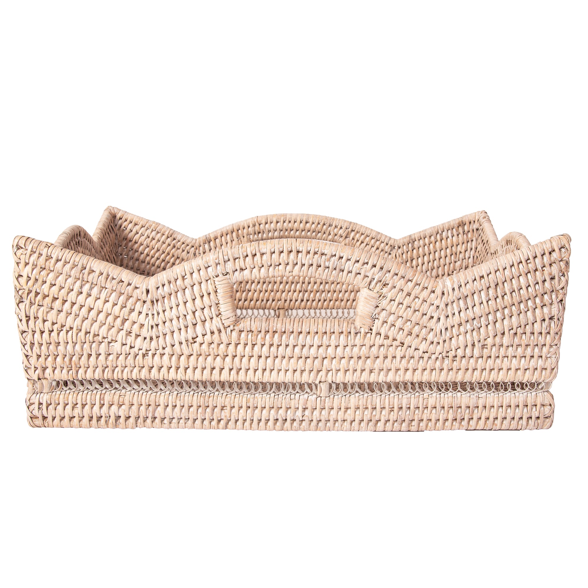 Scallop Collection Rectangle Basket