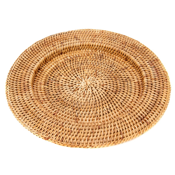 Artifacts Rattan™ Solid Weave Charger - Artifacts Trading Company