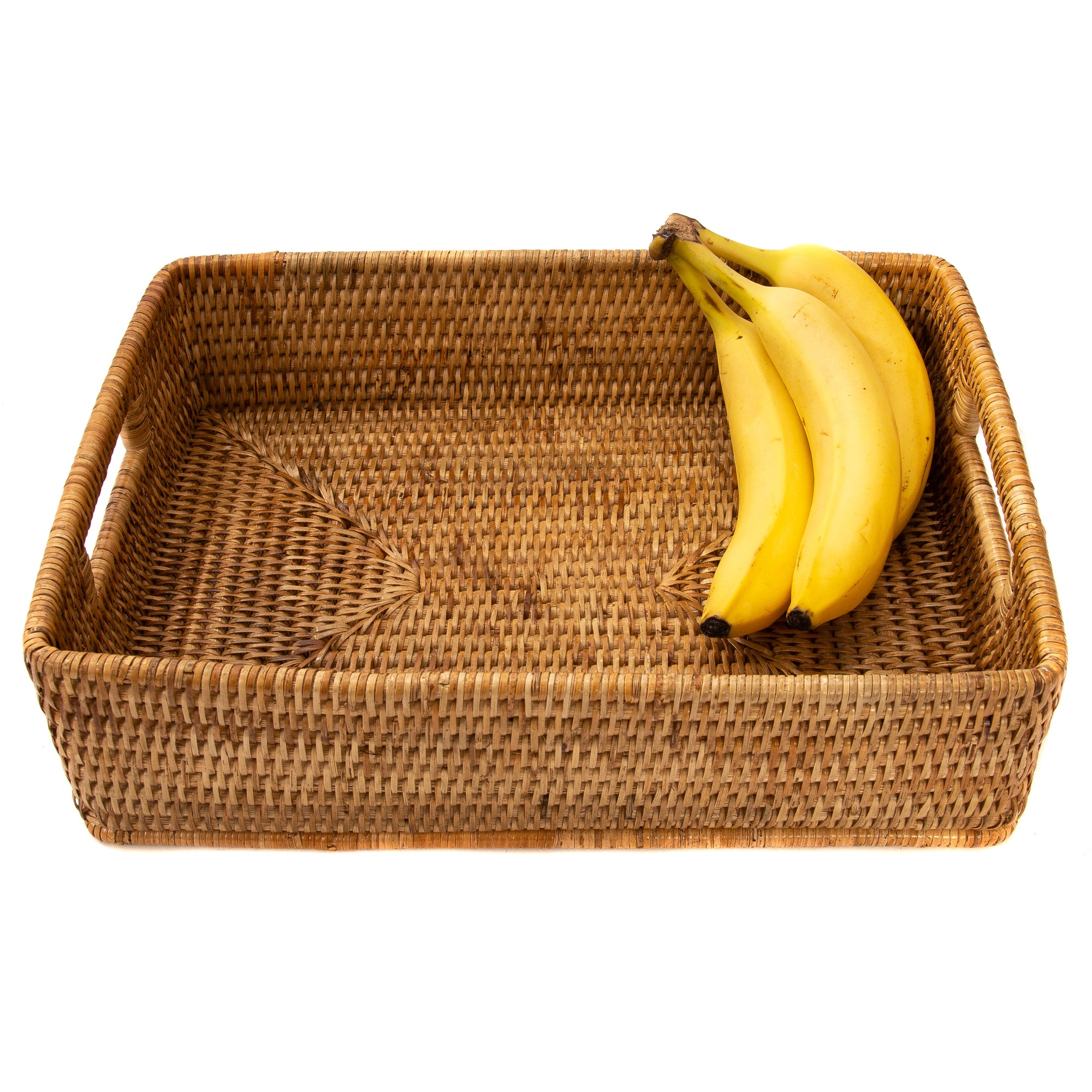 Artifacts Rattan™ Rectangular Storage Basket with Rounded Corners ...