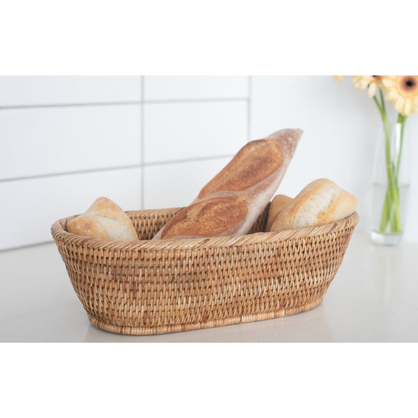 Artifacts Rattan™ Oval Bread Basket - Artifacts Trading Company