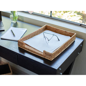 Office Paper Tray Honey Brown