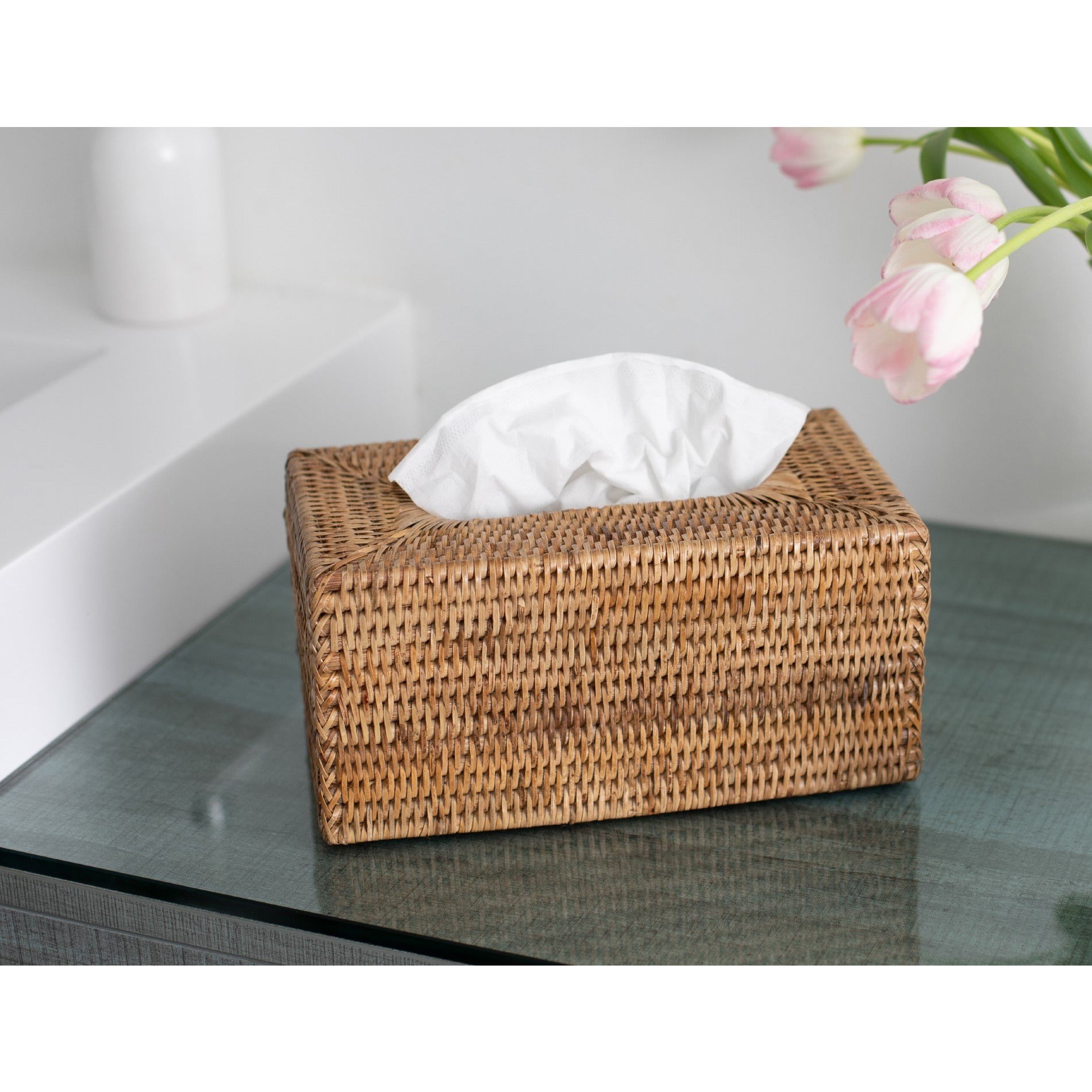Artifacts Rattan™ Rectangular Tissue Box Cover - Artifacts Trading Company