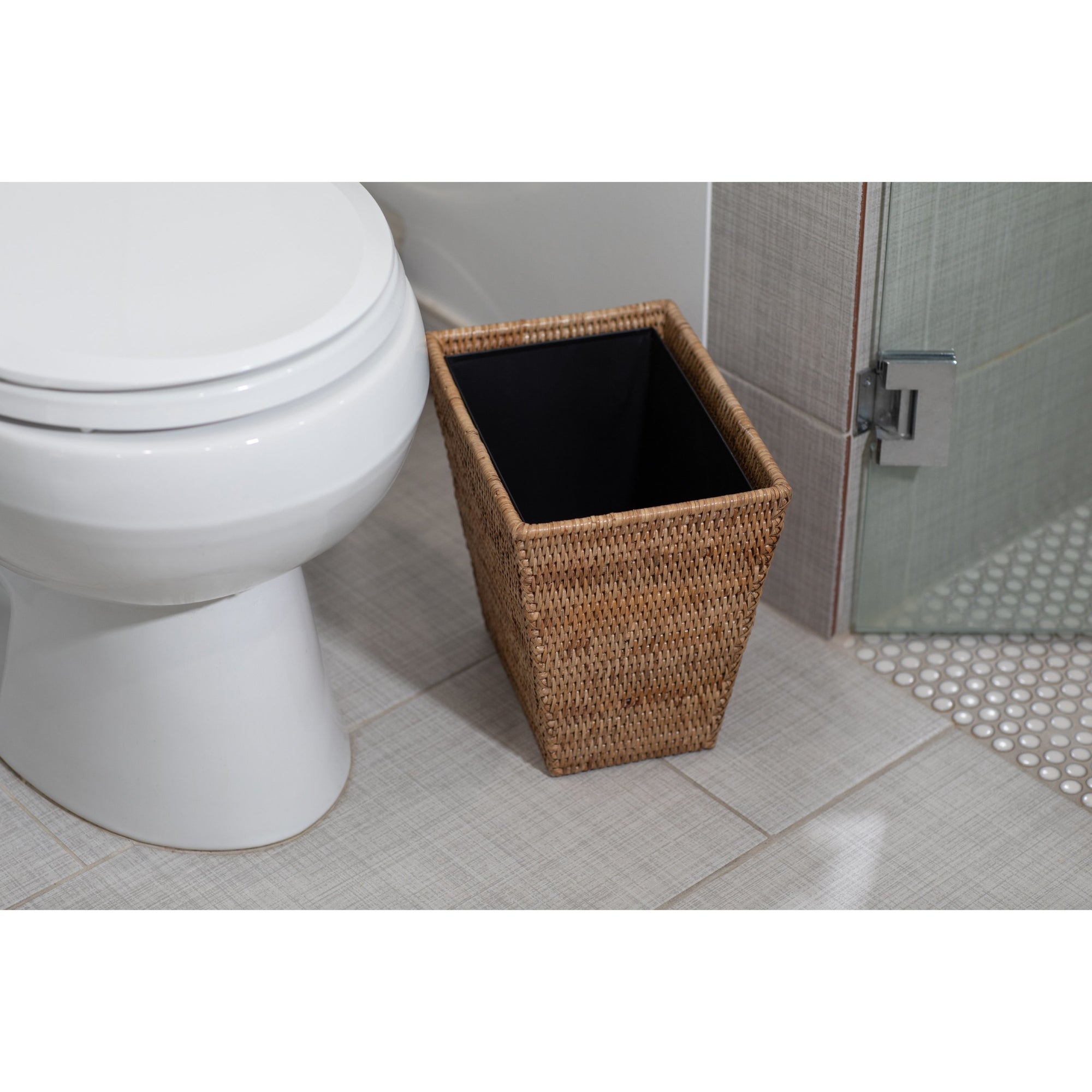 Straight Wastebasket Liner, Designer Bathroom