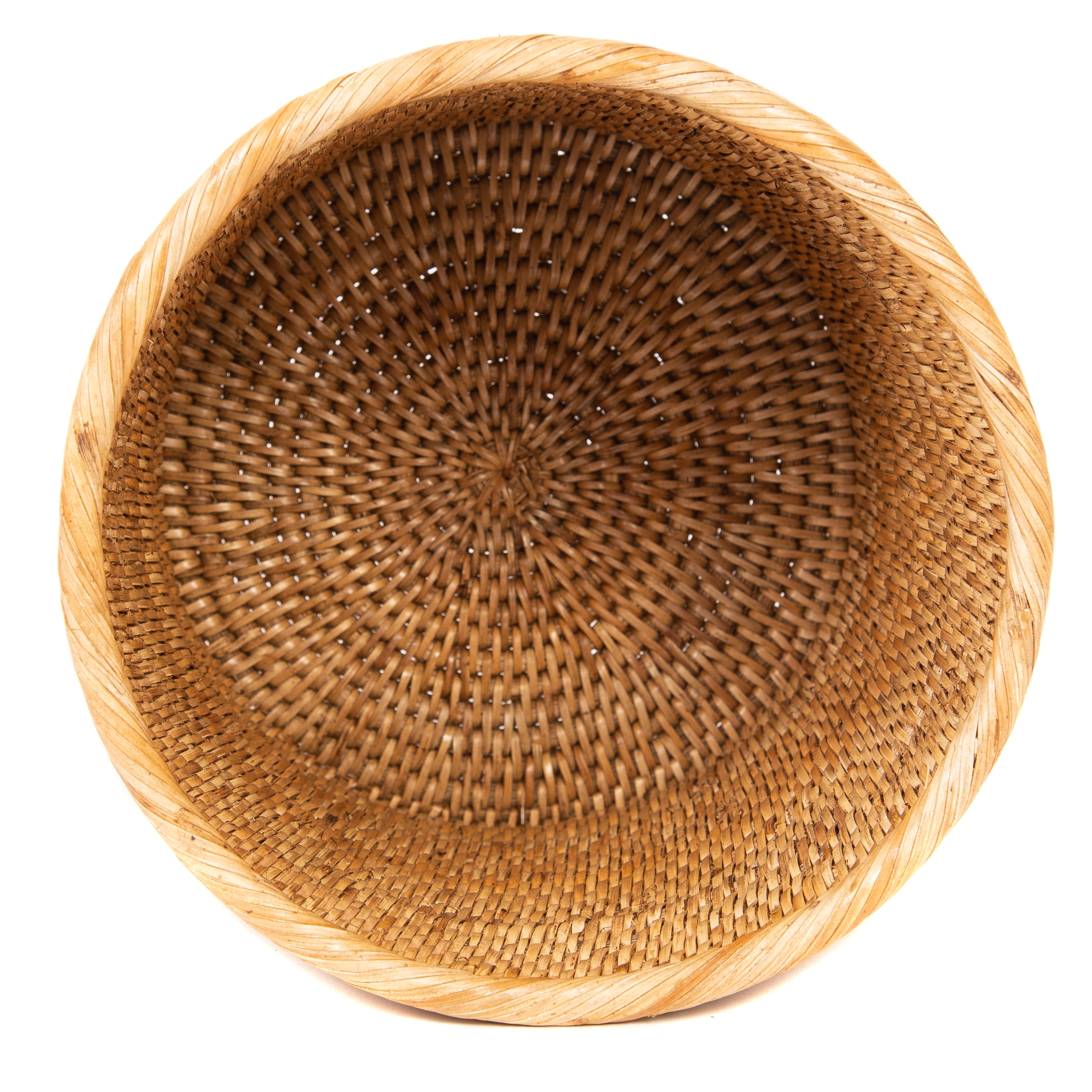 Artifacts Rattan™ Petit Round Waste Basket - Artifacts Trading Company