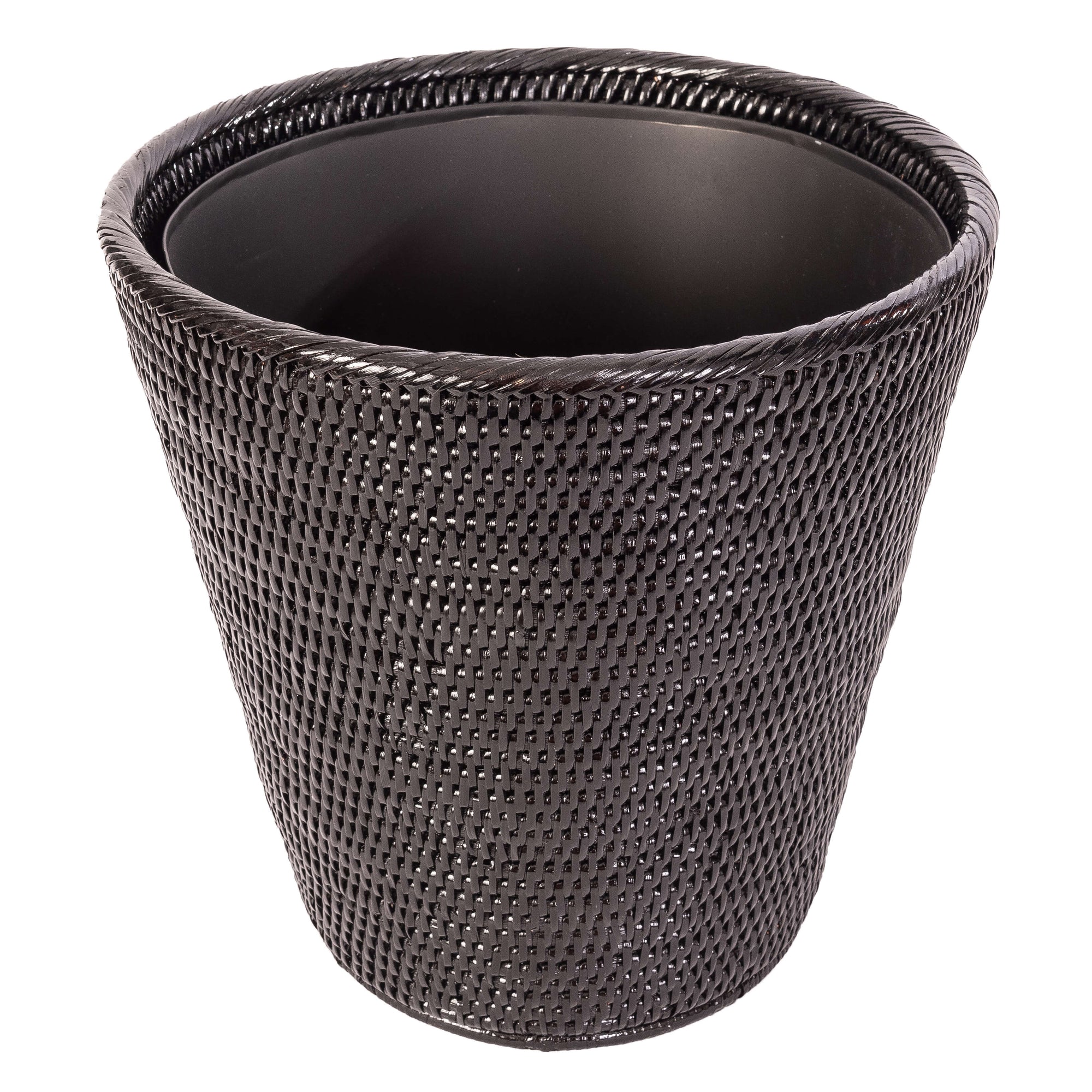 Artifacts Rattan™ Oval Waste Basket With Metal Liner 