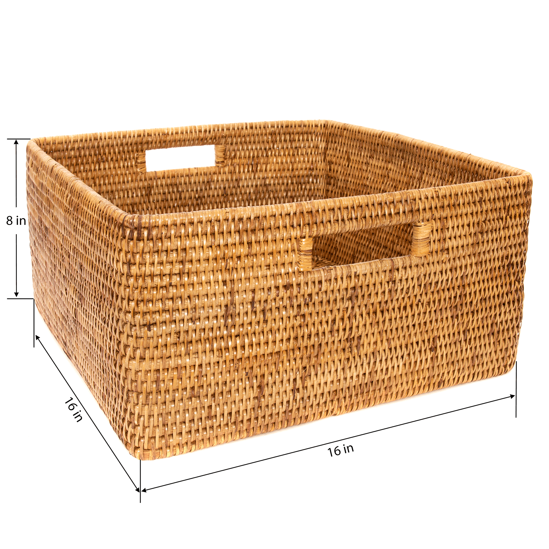 Square Storage Basket with Rounded Corners