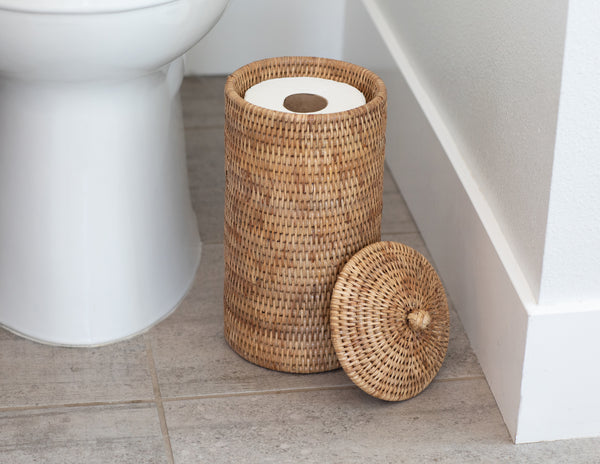 Rattan Toilet Roll Holder – Stitches and Tweed