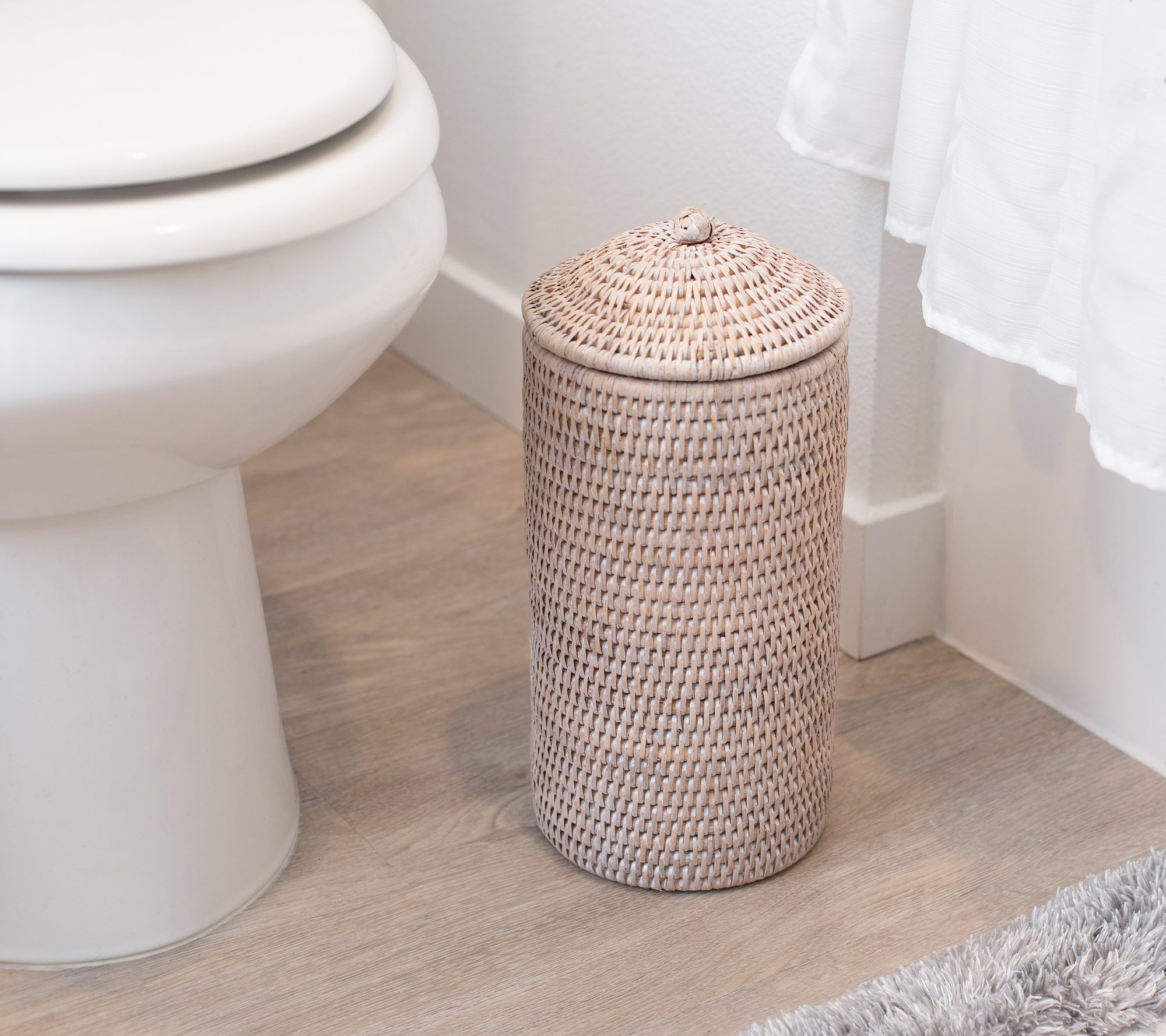 Rattan Toilet Roll Holder – Stitches and Tweed