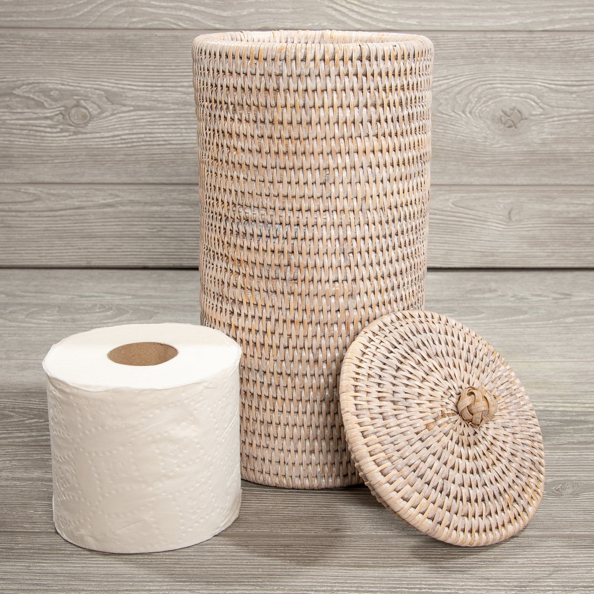Artifacts Rattan™ Double Toilet Roll Holder - Artifacts Trading