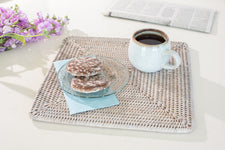 Square Placemat white wash
